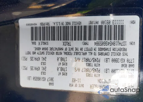 2004 Dodge Ram 1500 St from USA, damaged, VIN 1D7HU18N54S605984